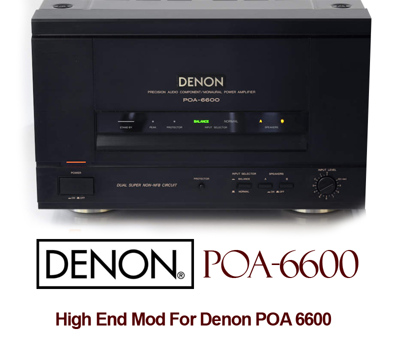 High End Mod For Denon POA 6600