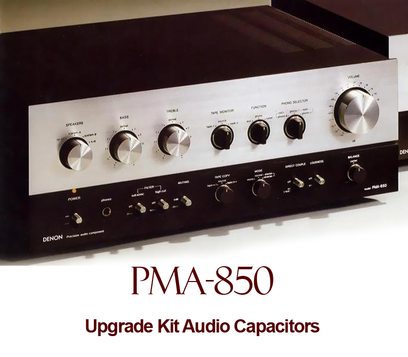 Denon PMA-850 Upgrade Kit Audio Capacitors