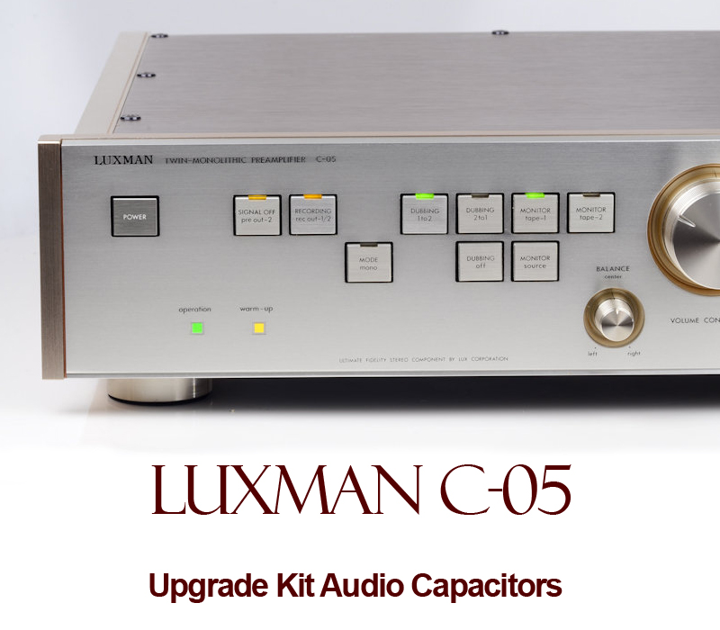 Luxman C-05 Upgrade Kit Audio Capacitors