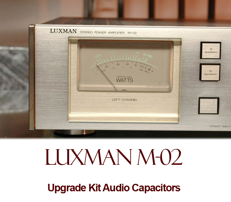 Luxman M-02 Upgrade Kit Audio Capacitors
