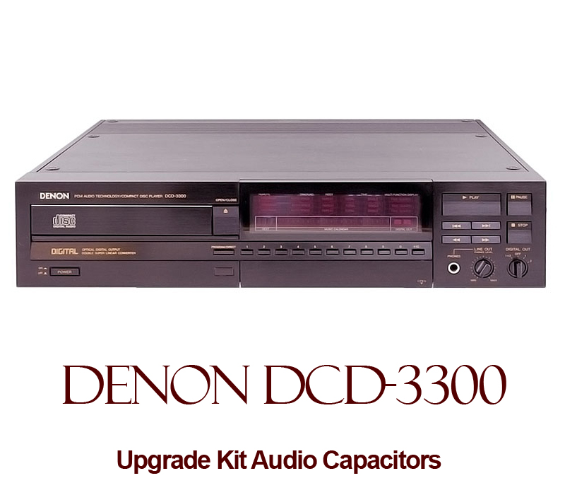 Denon DCD-3300 Upgrade Kit Audio Capacitors