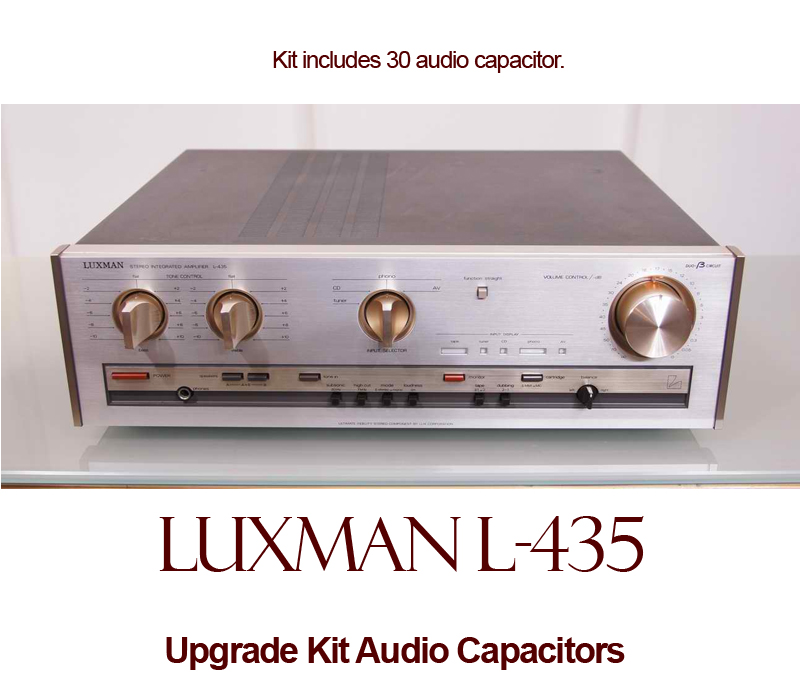 Luxman L-435 Upgrade Kit Audio Capacitors