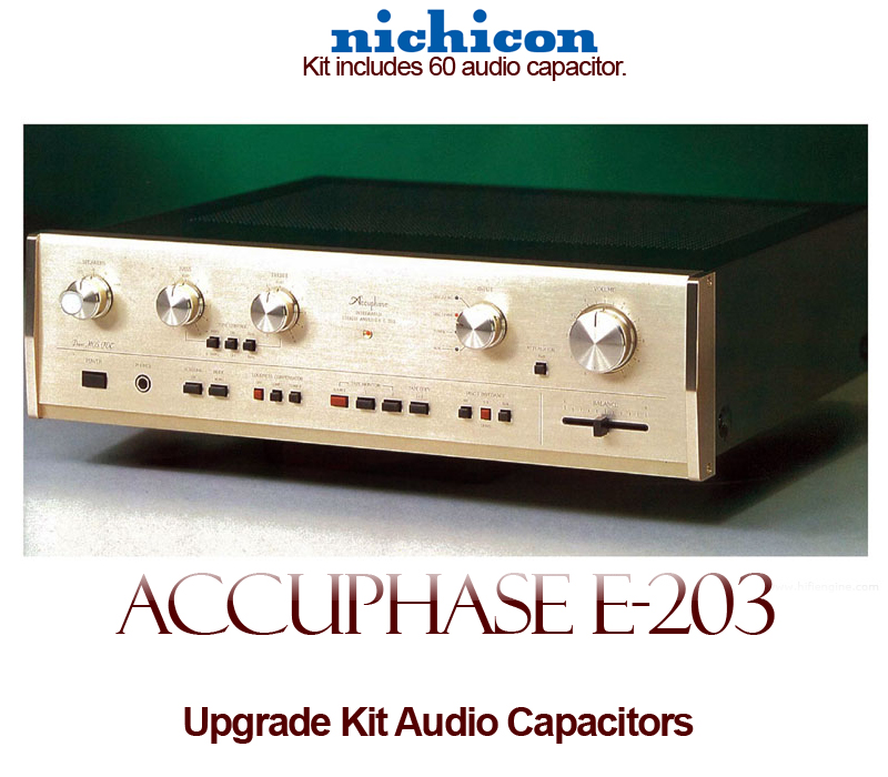 Accuphase E-203 Upgrade Kit Audio Capacitors