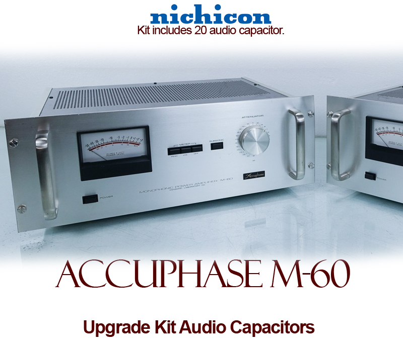 Accuphase M-60 Upgrade Kit Audio Capacitors