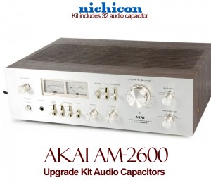 Akai AM-2600 Upgrade Kit Audio Capacitors