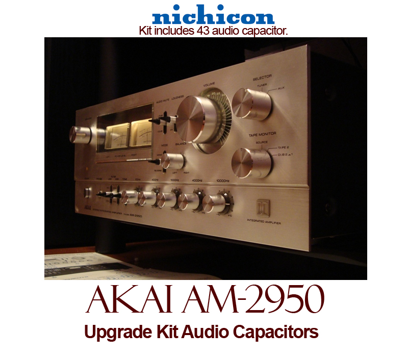Akai AM-2950 Upgrade Kit Audio Capacitors