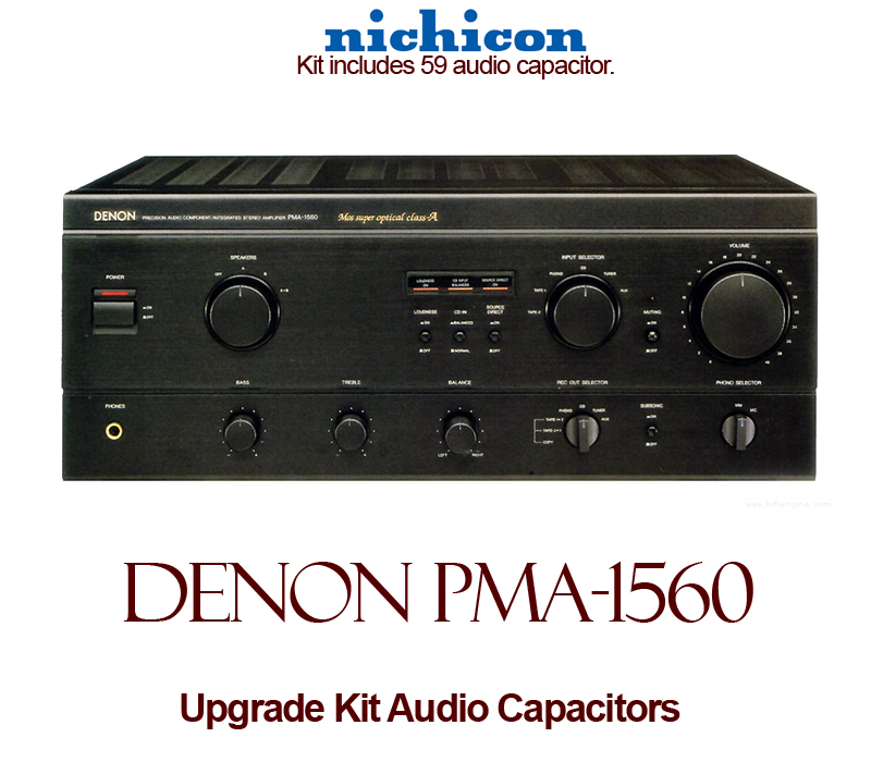 Denon PMA-1560 Upgrade Kit Audio Capacitors