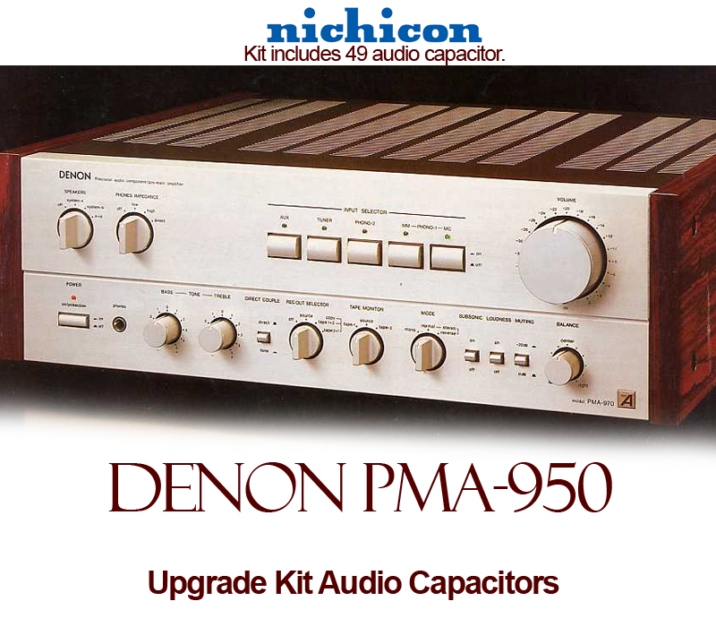 Denon PMA-950 Upgrade Kit Audio Capacitors