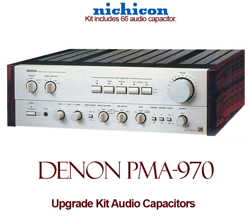 Denon PMA-970 Upgrade Kit Audio Capacitors