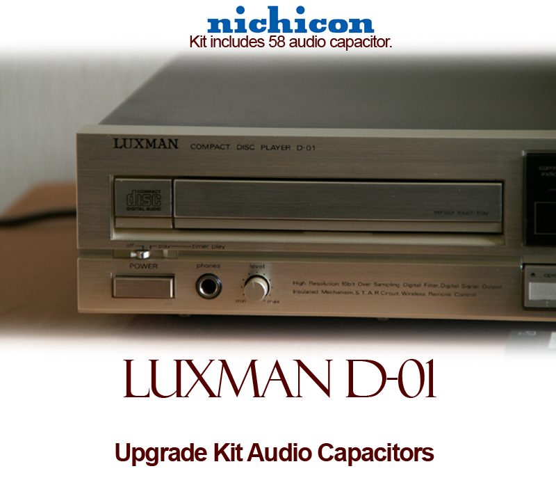 Luxman D-01 Upgrade Kit Audio Capacitors