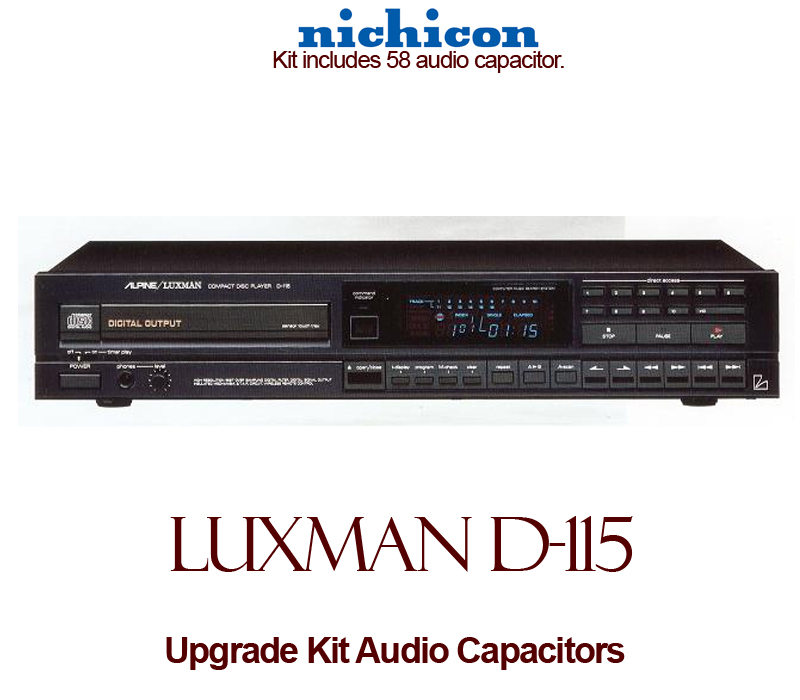 Luxman D-115 Upgrade Kit Audio Capacitors