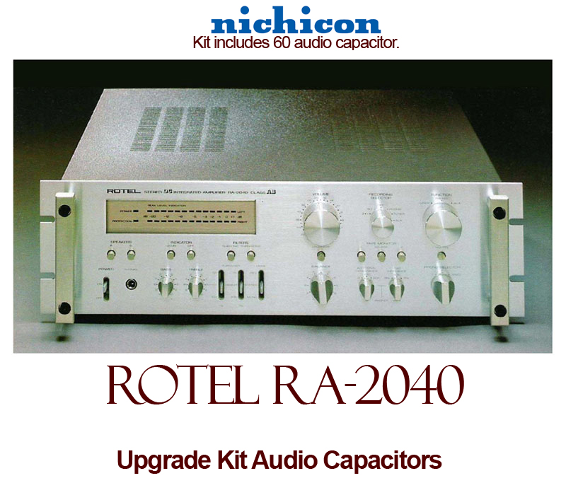 Rotel RA-2040 Upgrade Kit Audio Capacitors