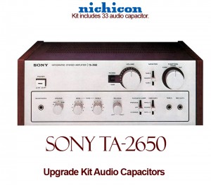 Sony TA-2650 Upgrade Kit Audio Capacitors