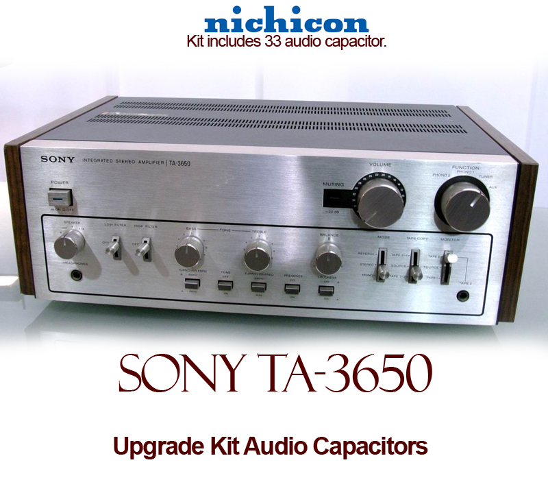 Sony TA-3650 Upgrade Kit Audio Capacitors