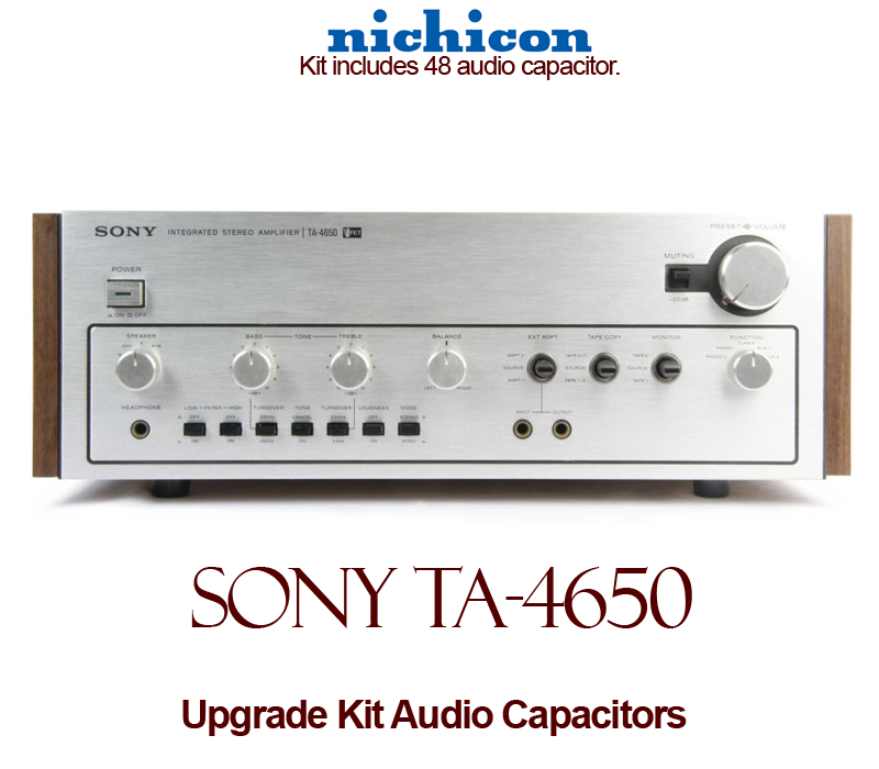 Sony TA-4650 Upgrade Kit Audio Capacitors