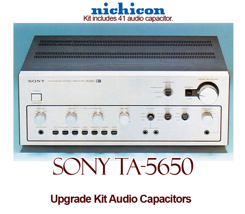 Sony TA-5650 Upgrade Kit Audio Capacitors