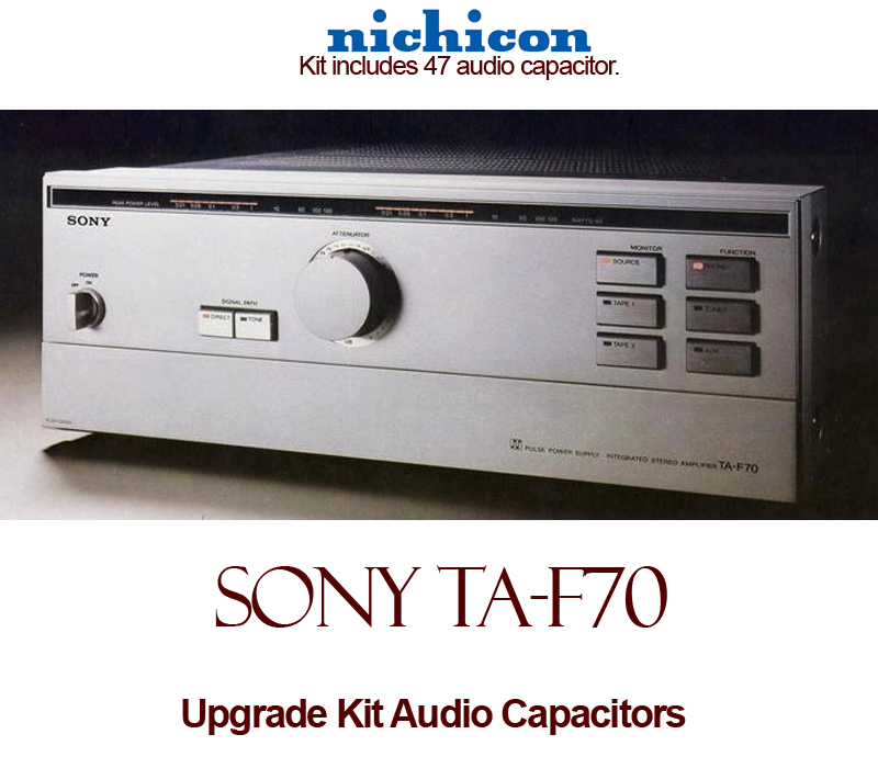 Sony TA-F70 Upgrade Kit Audio Capacitors