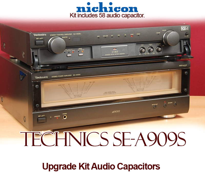 Technics SE-A909S Upgrade Kit Audio Capacitors