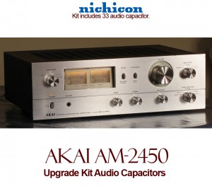 Akai AM-2450 Upgrade Kit Audio Capacitors