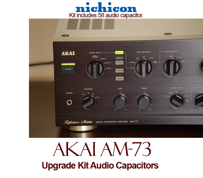 Akai AM-73 Upgrade Kit Audio Capacitors