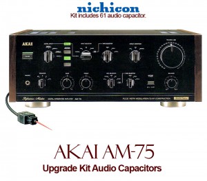 Akai AM-75 Upgrade Kit Audio Capacitors