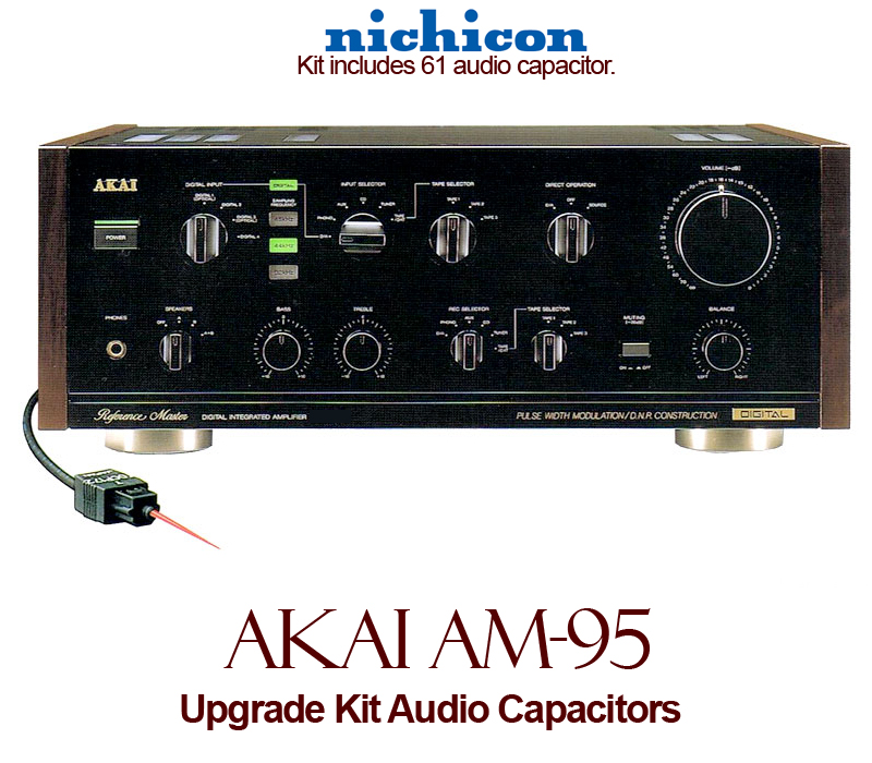 Akai AM-95 Upgrade Kit Audio Capacitors