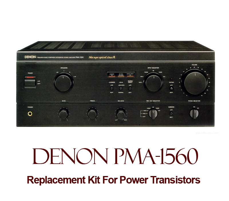 Denon PMA 1560 Replacement Kit Transistors