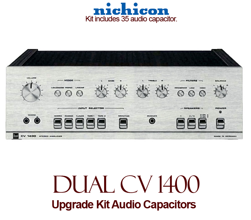 Dual CV 1400 Upgrade Kit Audio Capacitors
