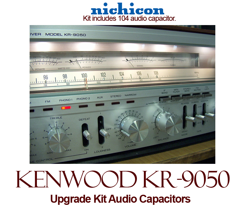 Kenwood KR-9050 Upgrade Kit Audio Capacitors