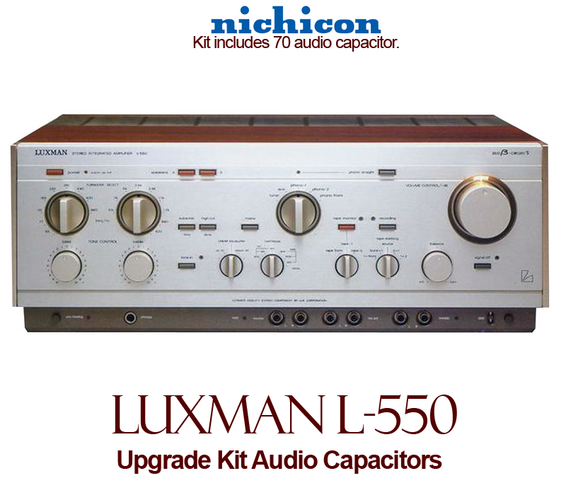 Luxman L-550 Upgrade Kit Audio Capacitors