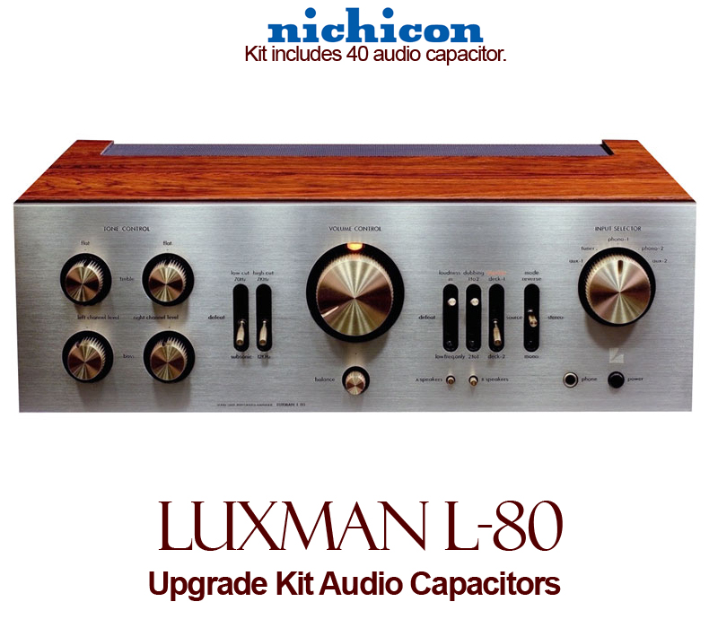 Luxman L-80 Upgrade Kit Audio Capacitors
