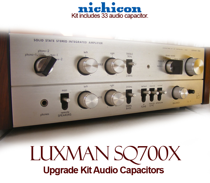 Luxman SQ 700x Upgrade Kit Audio Capacitors