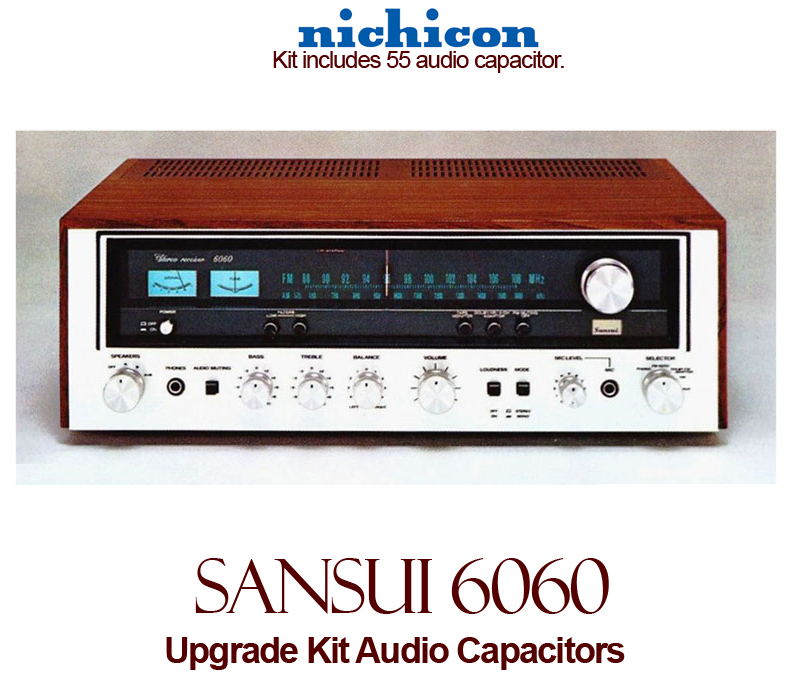 Sansui 6060 Upgrade Kit Audio Capacitors