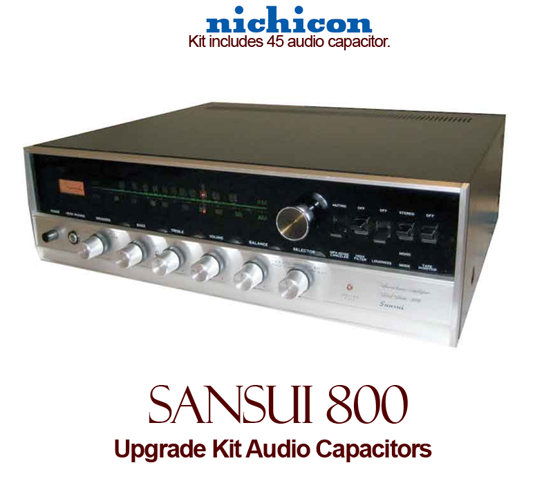 Sansui 800 Upgrade Kit Audio Capacitors