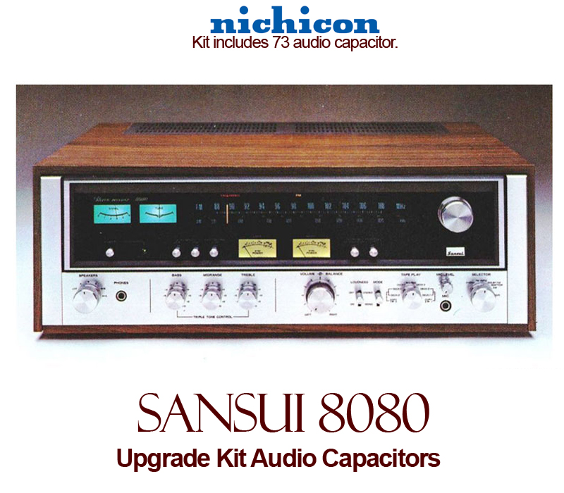 Sansui 8080 Upgrade Kit Audio Capacitors