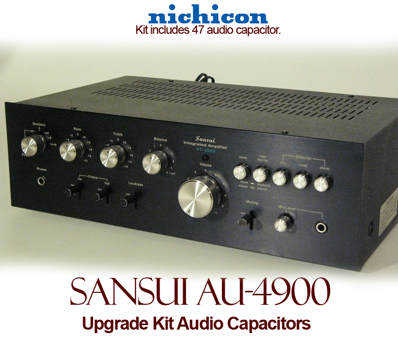 Sansui AU-4900 Upgrade Kit Audio Capacitors
