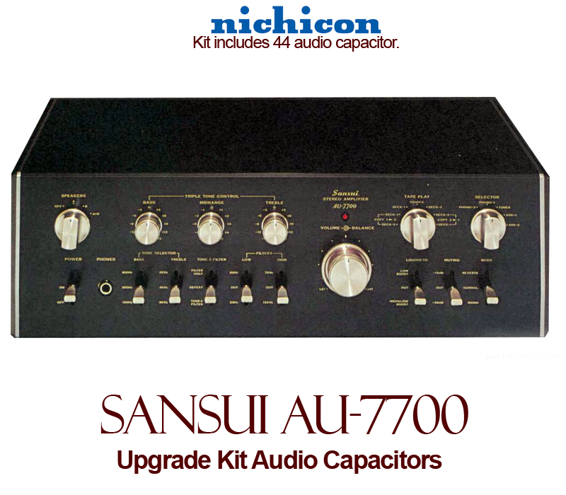 Sansui AU-7700 Upgrade Kit Audio Capacitors