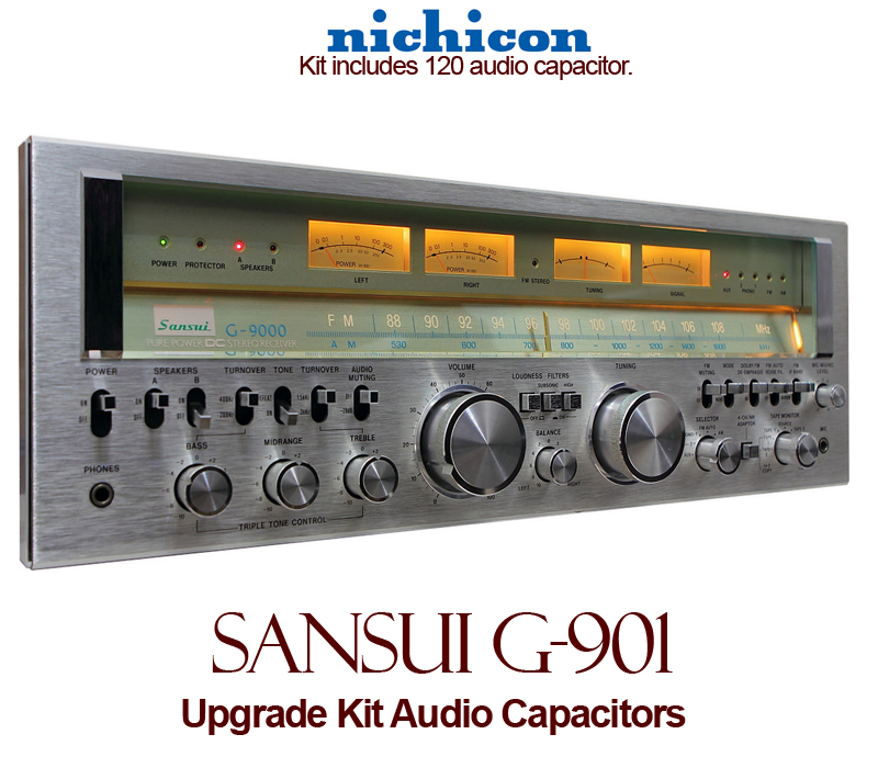 Sansui G-901 Upgrade Kit Audio Capacitors