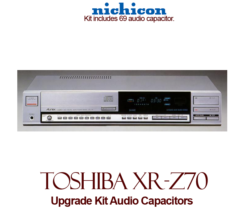 Toshiba XR-Z70 Upgrade Kit Audio Capacitors