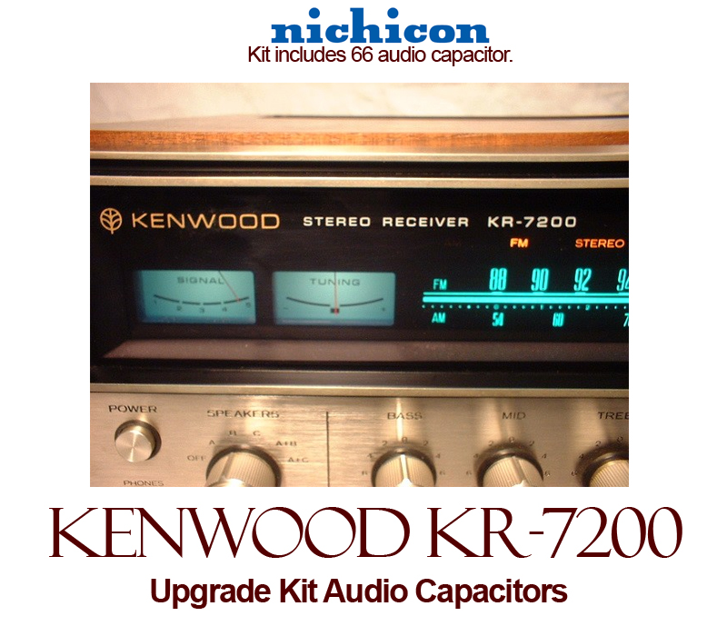 Kenwood KR-7200 Upgrade Kit Audio Capacitors