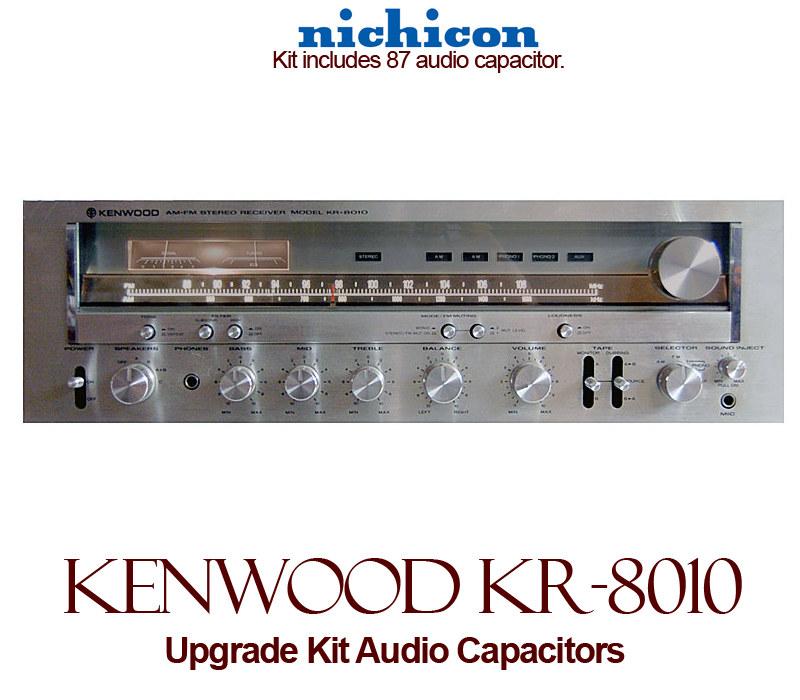 Kenwood KR-8010 Upgrade Kit Audio Capacitors