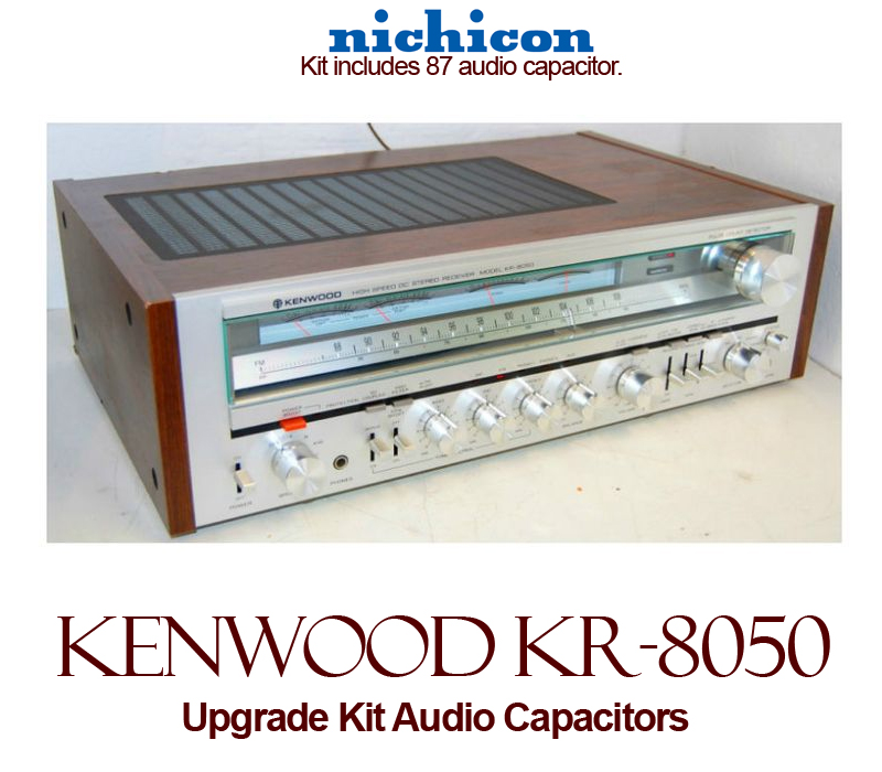 Kenwood KR-8050 Upgrade Kit Audio Capacitors