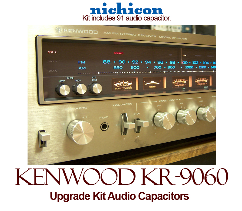 Kenwood KR-9060 Upgrade Kit Audio Capacitors