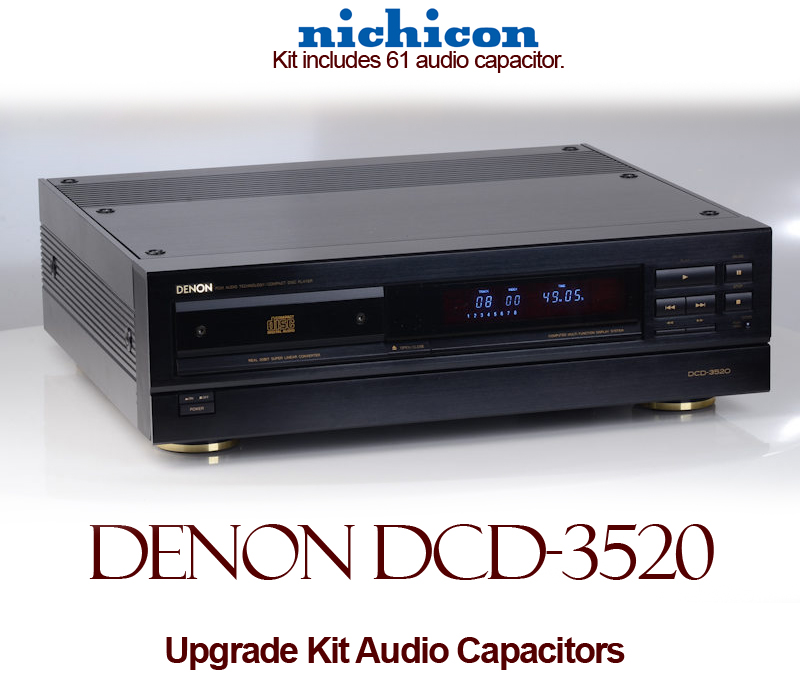 Denon DCD-3520 Upgrade Kit Audio Capacitors
