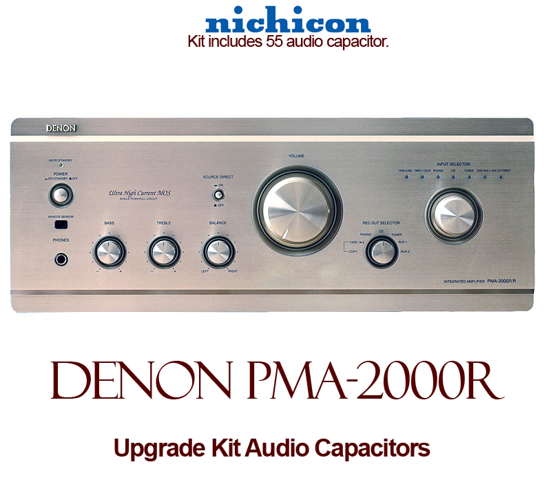 Denon PMA-2000R Upgrade Kit Audio Capacitors