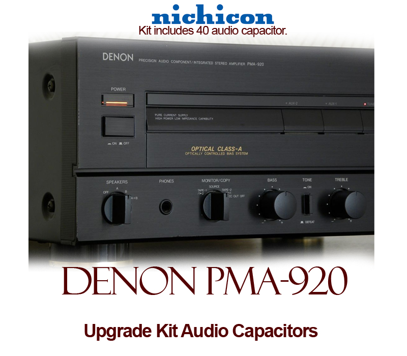 Denon PMA-920 Upgrade Kit Audio Capacitors