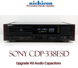 Sony CDP-338ESD Upgrade Kit Audio Capacitors
