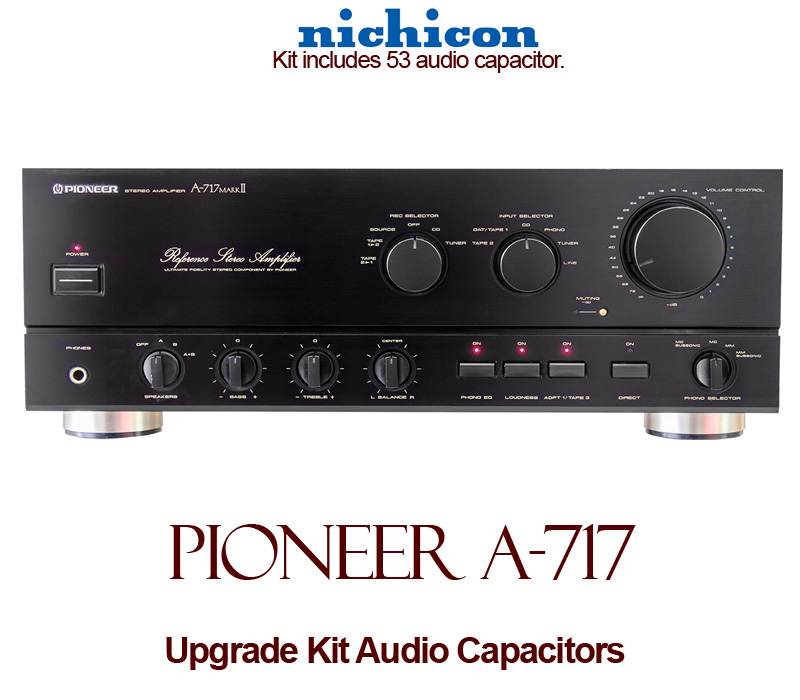 Pioneer A-717 Upgrade Kit Audio Capacitors