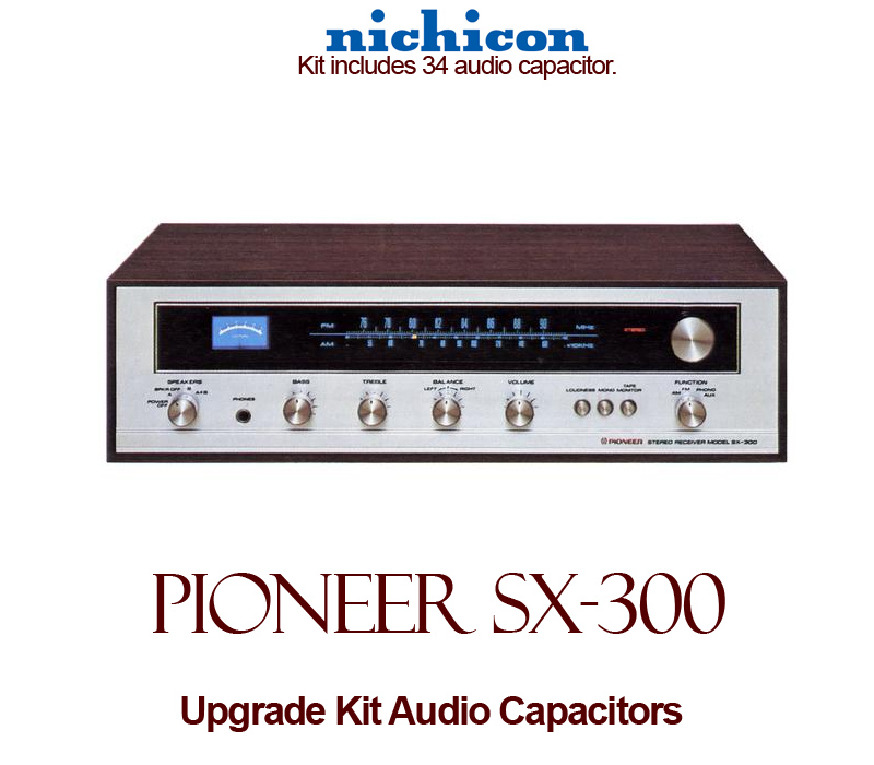 Pioneer SX-300 Upgrade Kit Audio Capacitors