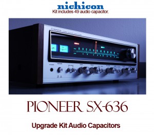 Pioneer SX-636 Upgrade Kit Audio Capacitors
